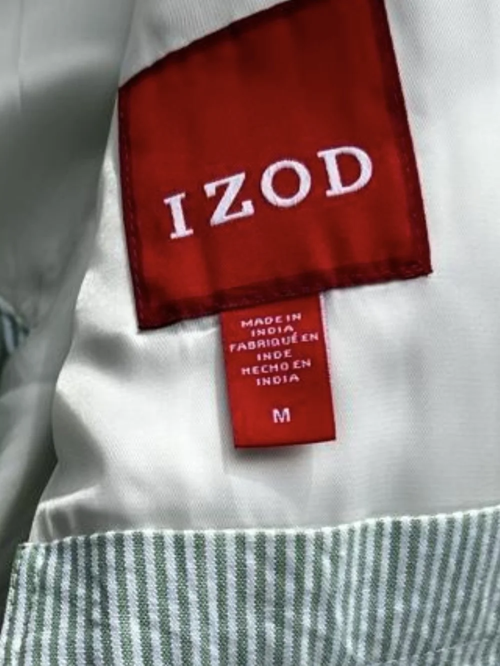 Izod Mint Green Men's Blazer - Two-Button Sport Coat